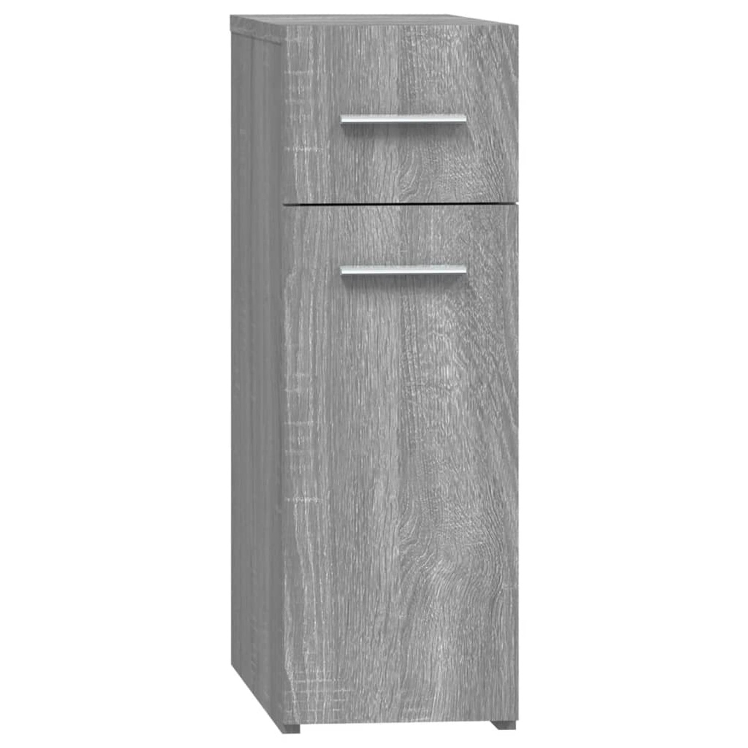 vidaXL Apothekerschrank Grau Sonoma 20x45,5x60 cm Holzwerkstoff günstig online kaufen