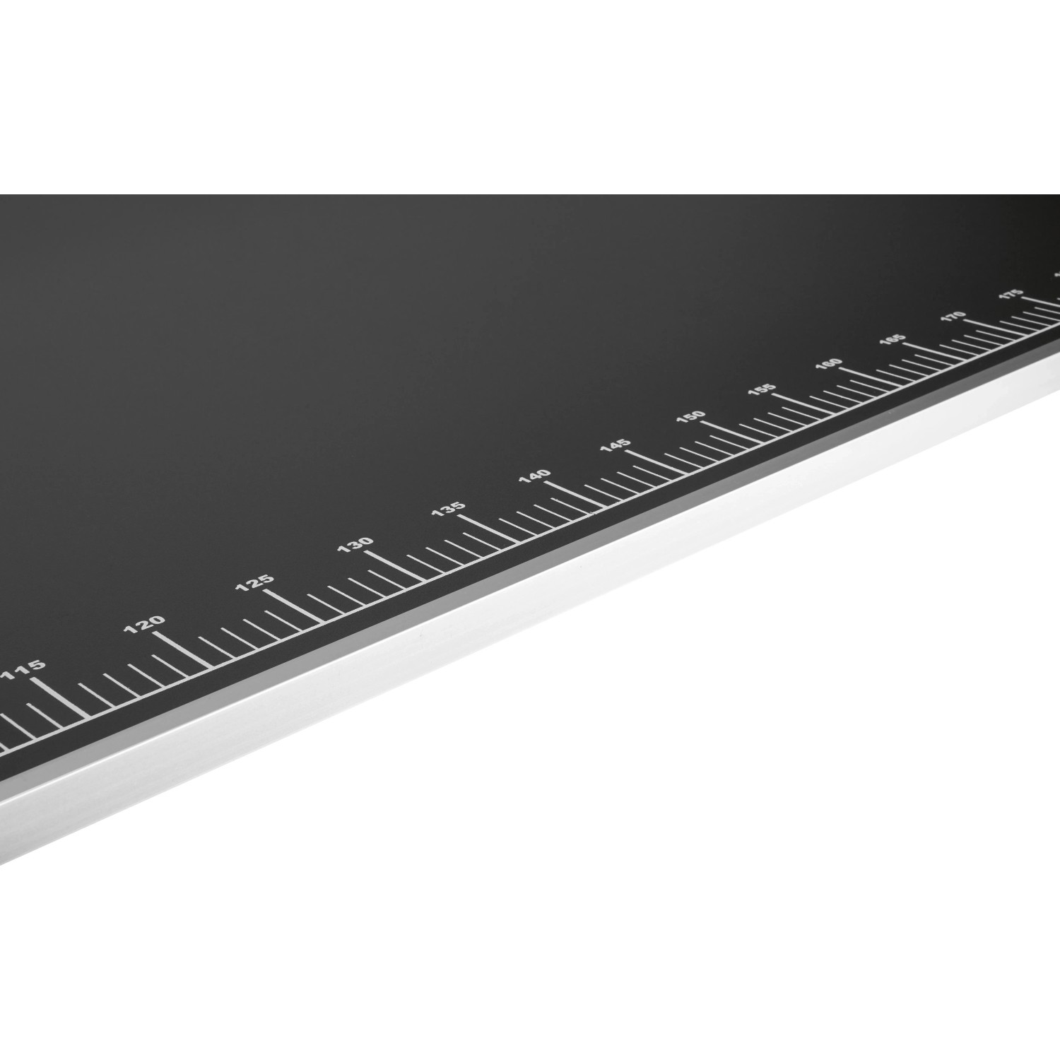 Detailansicht: LUX Mehrzwecktisch MZT-300/60 Basic, 3 m, mit integrierter Mess-Skala.