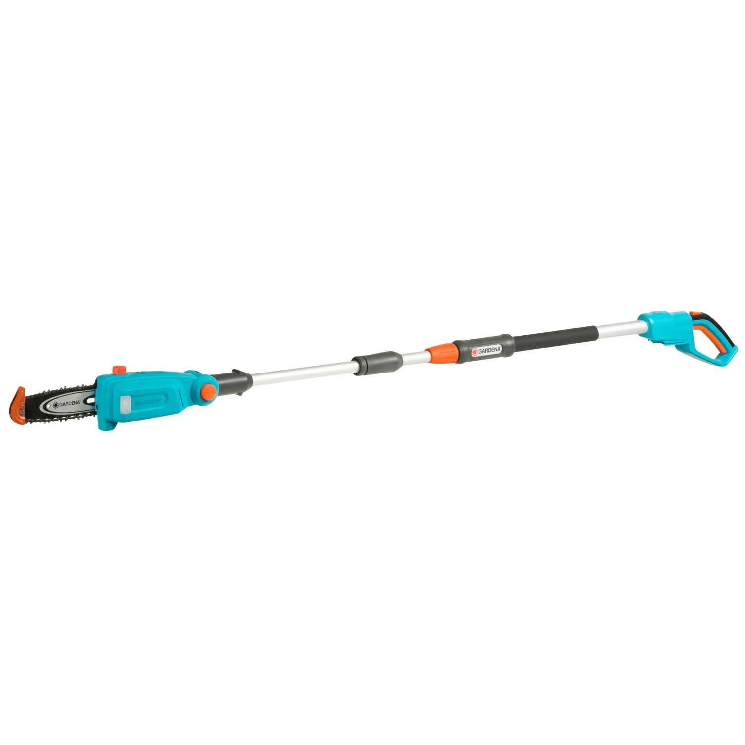 Gardena Akku-Teleskop-Hochentaster TCS 20/18V P4A solo, ausziehbar für Baumschnitt in bis zu 4m Höhe.