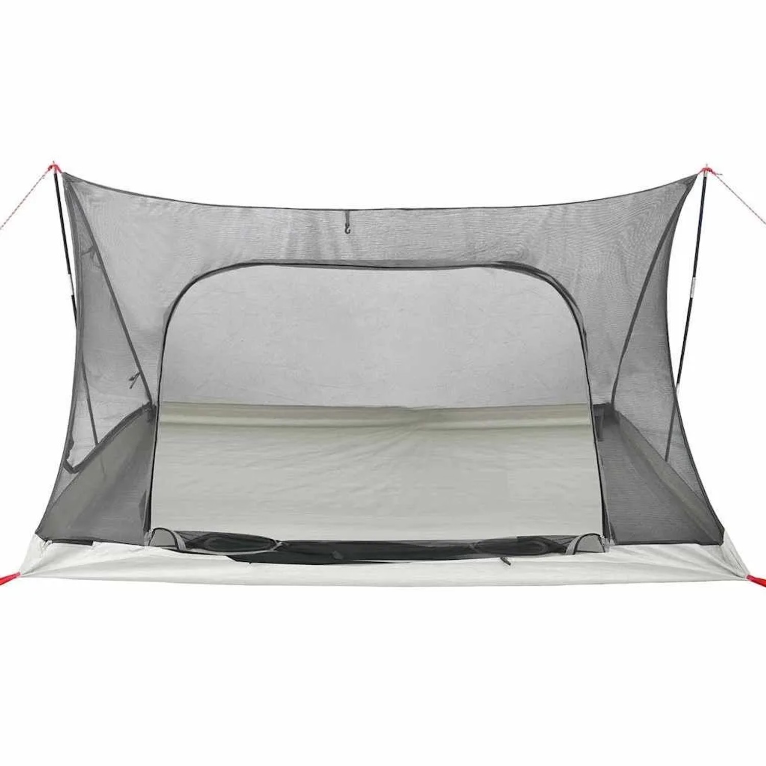 vidaXL Innenzelt, schwarz, 220x128x110cm, atmungsaktives Netz für Camping & Outdoor.