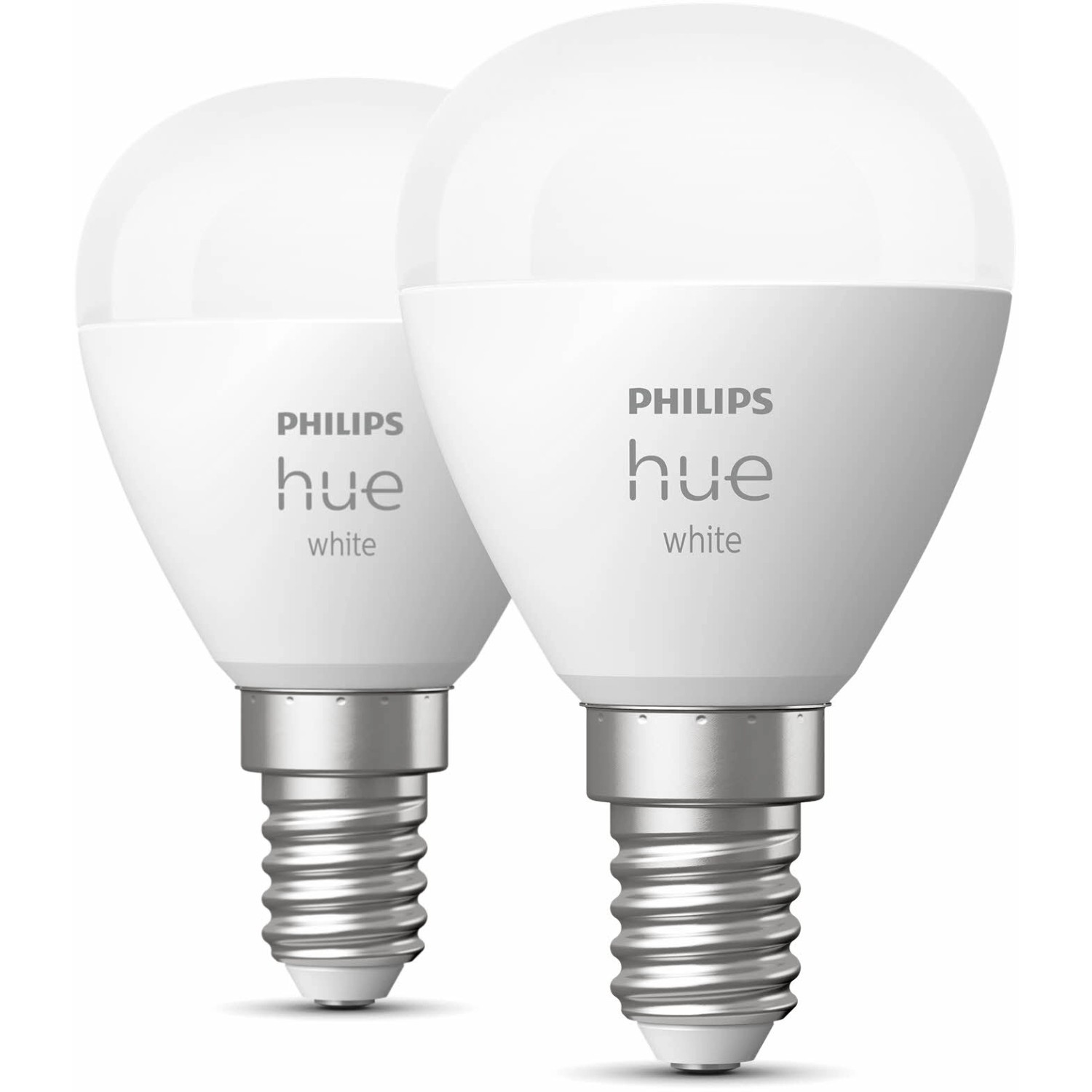 Philips Hue Luster Doppelpack White E14 2 x 470 lm