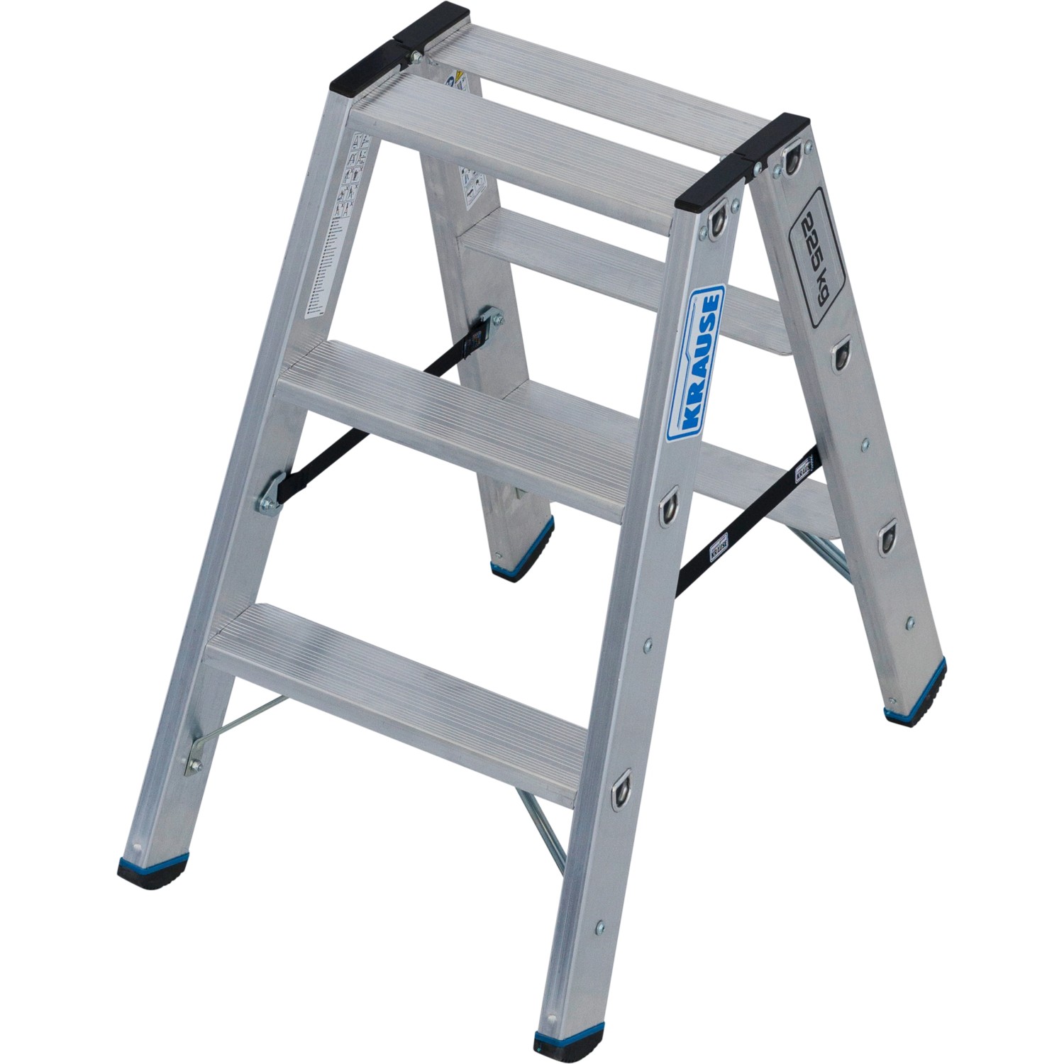 Krause Doppelleiter Stabilo 2 x 3 Stufen 225 kg