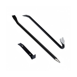 Relaxdays Brecheisen Set Stahl Schwarz Gehärtet 58 cm 910 g