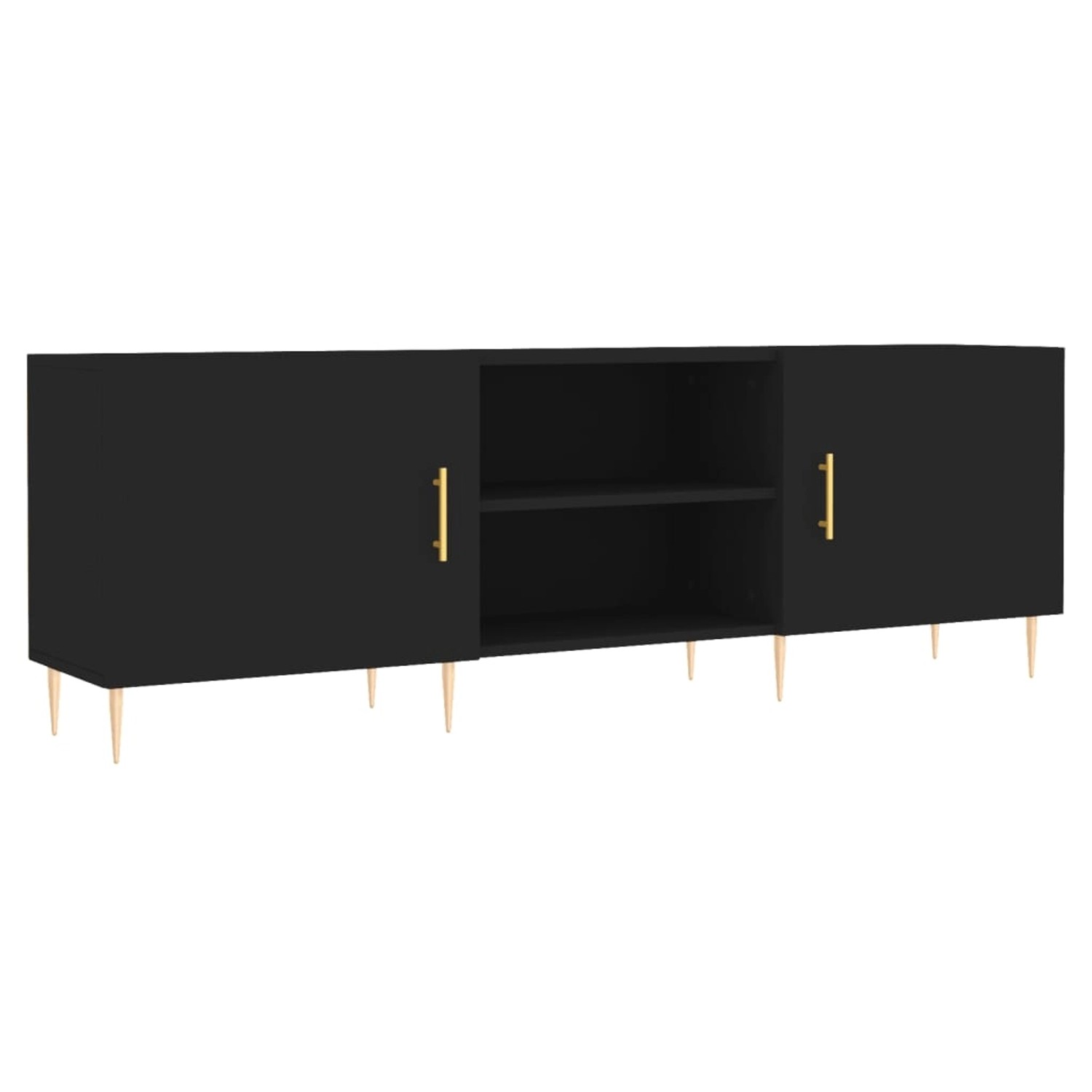 VidaXL TV-Schrank Schwarz 150x30x50 cm Holzwerkstoff  Modell 8 günstig online kaufen