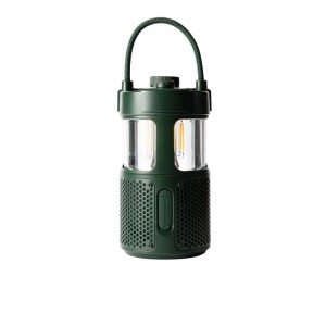 Pure Woodland Glow Wasserdichter Outdoor-Lautsprecher Mit LED-Lampe