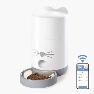 Catit Smart Futterautomat Pixi mit Futterreservoir und App-Steuerung.
