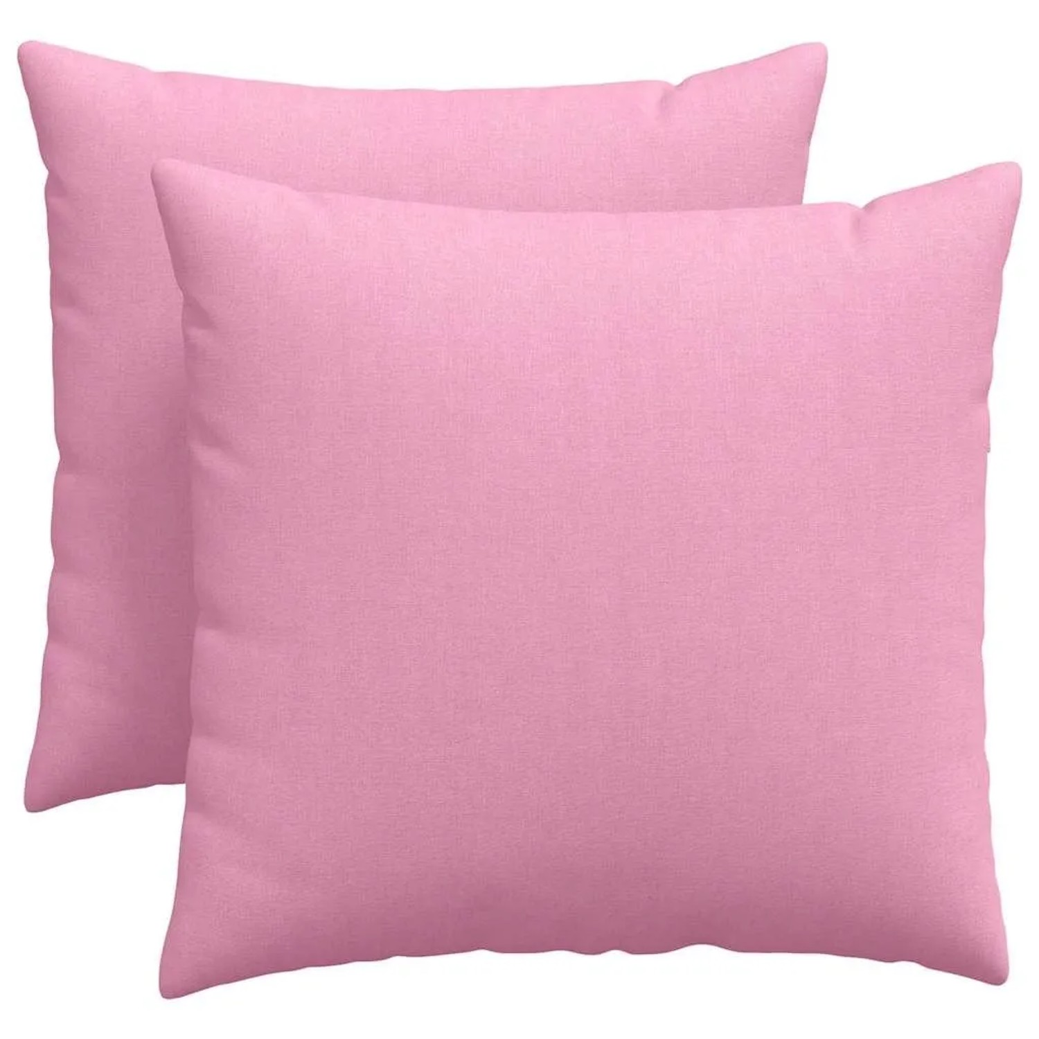 vidaXL Sofakissen 2 Stück Rosa 50 x 50 cm Stoff 42013969