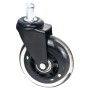 HMF 6810 Bürostuhl Rollen 5er Set 11 mm Schwarz_6