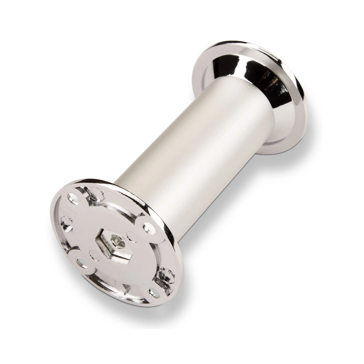 SOTECH Möbelfuß Chrom Poliert Aluoptik Ø32 mm Höhe 100 mm