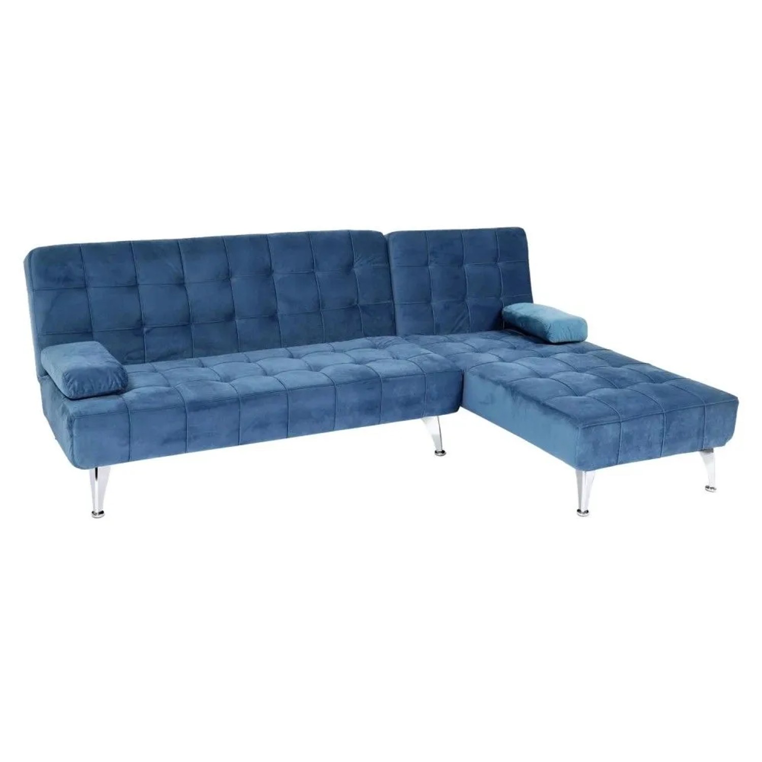 MCW Schlafsofa K22 Samt Blau
