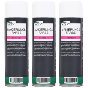 KOKA Markierungsfarbe Leuchtpink 3 Stück