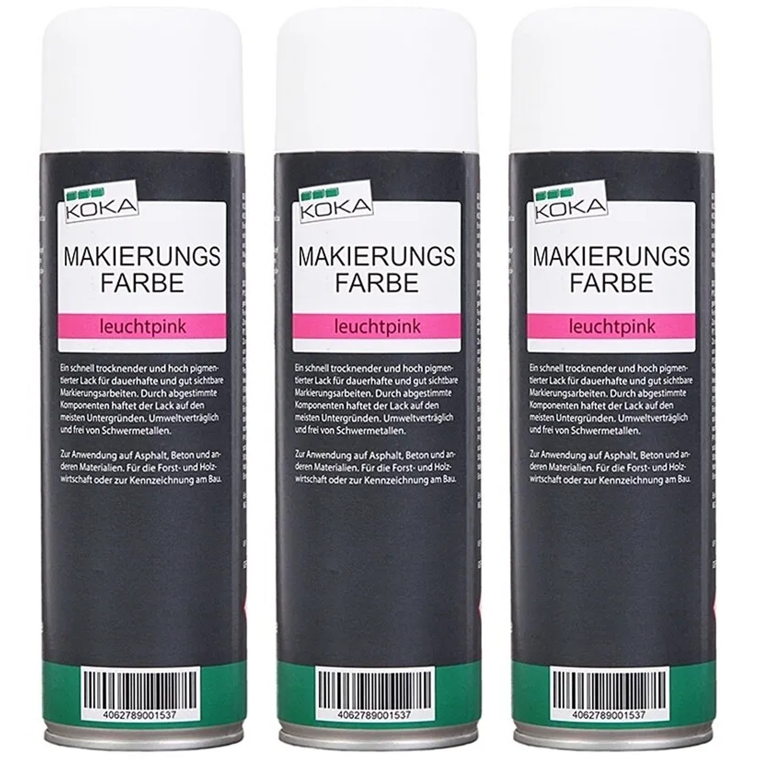 KOKA Markierungsfarbe Leuchtpink 3 Stück