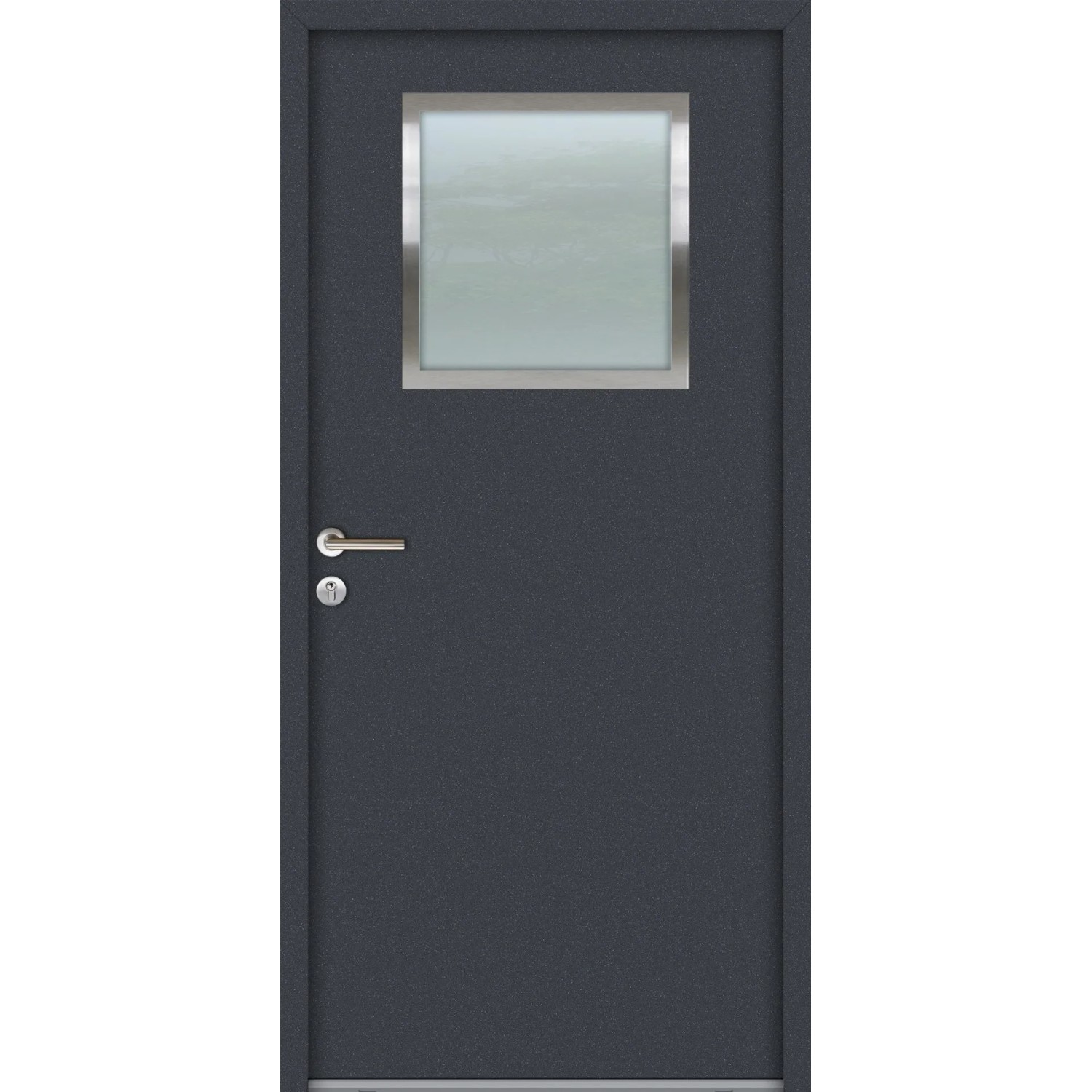 FM Türen NBT56 Modell K01 1000 x 2100 Anthrazit Links