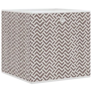 vidaXL Faltboxen 10 Stk Braun 32x32x32 cm Vlies 4018986