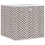 vidaXL Faltboxen 10 Stk Braun 32x32x32 cm Vlies 4018986