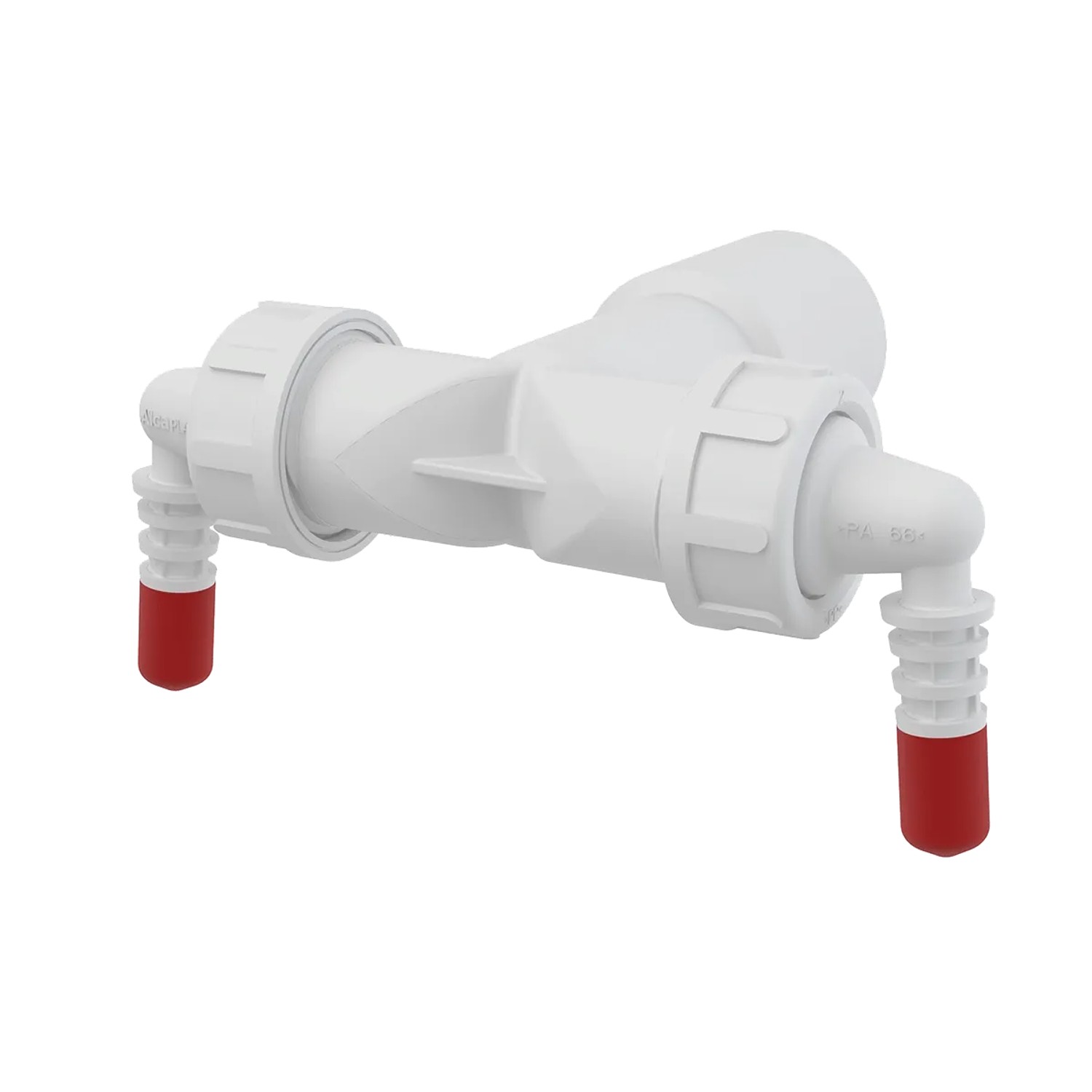 Alcadrain P157Z Doppelanschluss komplett DN40 / DN32 8–16 mm Schlauchanschluss mit Rückschlagklappen