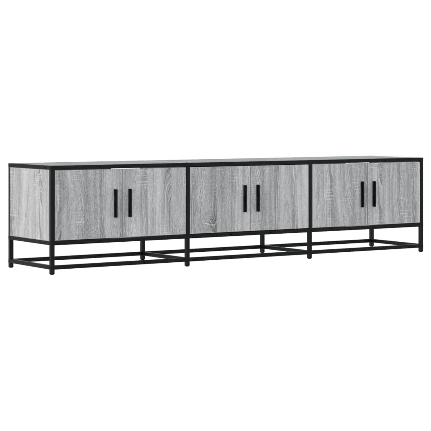 vidaXL TV-Schrank Grau Sonoma 180x35x41 cm Holzwerkstoff 3300788
