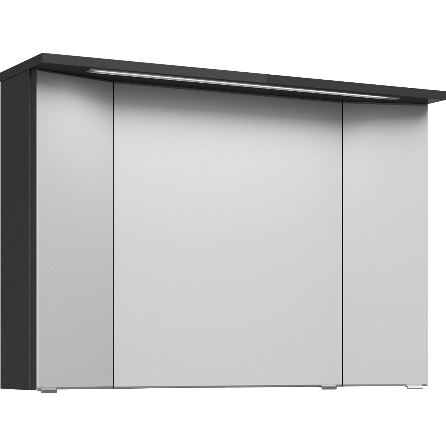Pelipal Spiegelschrank Trentino Anthrazit 105 cm mit Softclose Türen