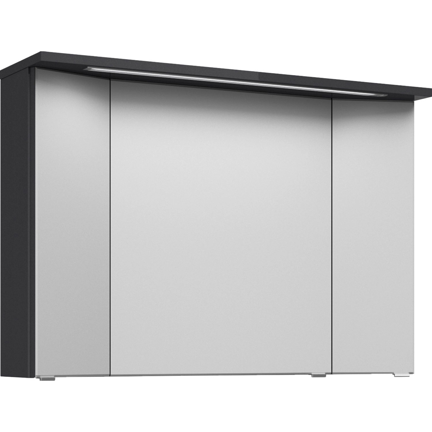 Pelipal Spiegelschrank Trentino Anthrazit Seidenglanz 105 cm günstig online kaufen