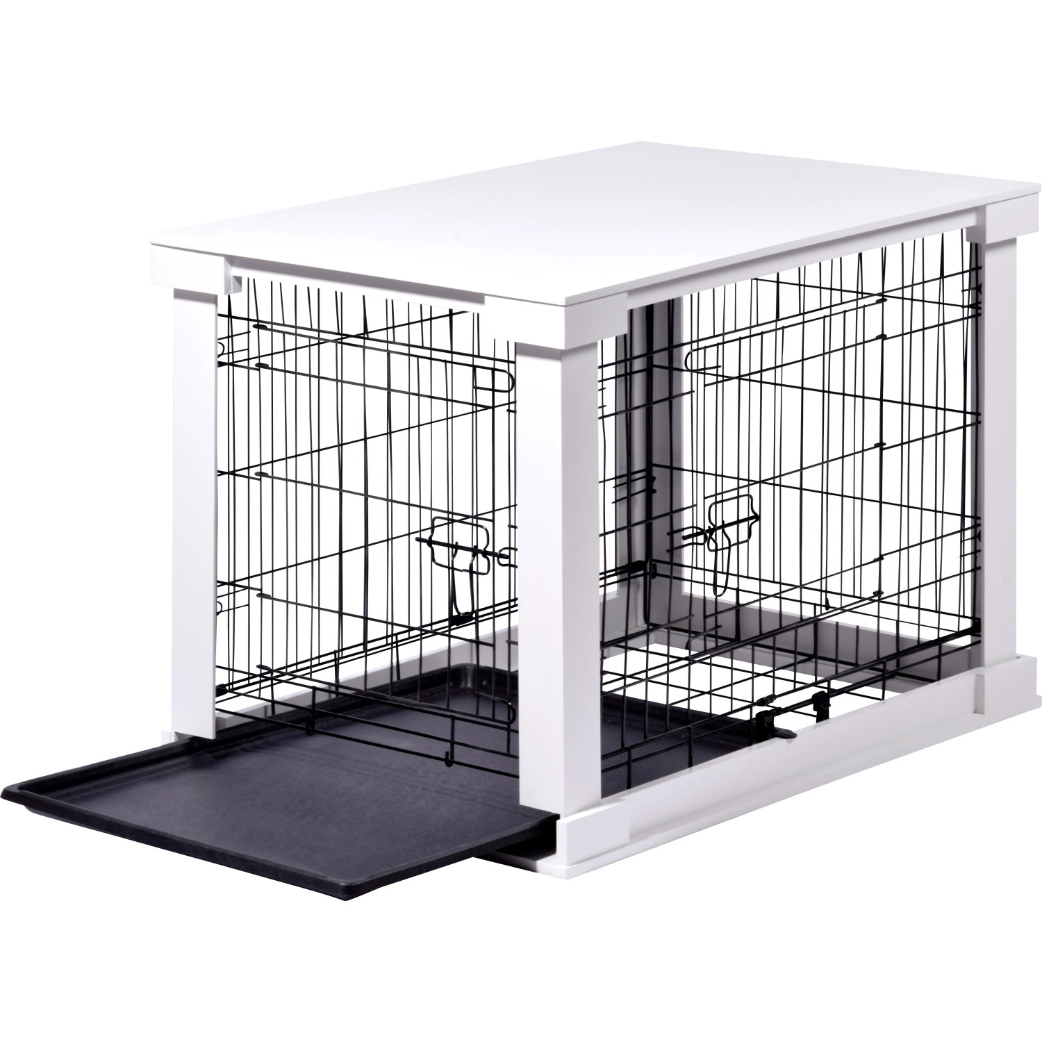PawHut Hondenbuggy, opvouwbare kattenbuggy, 2 riemen, EVA-wielen