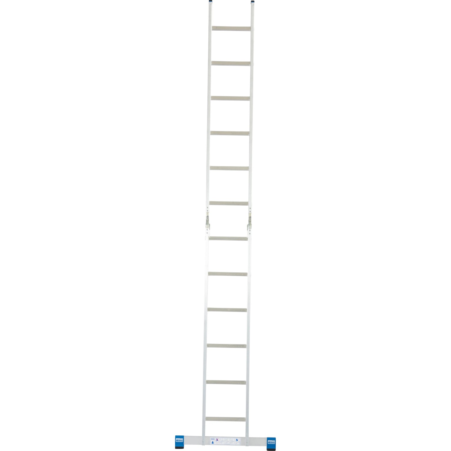 Krause Gelenk-Doppelleiter Stabilo 2 x 6 Sprossen 340 cm x 79 cm x 118 cm
