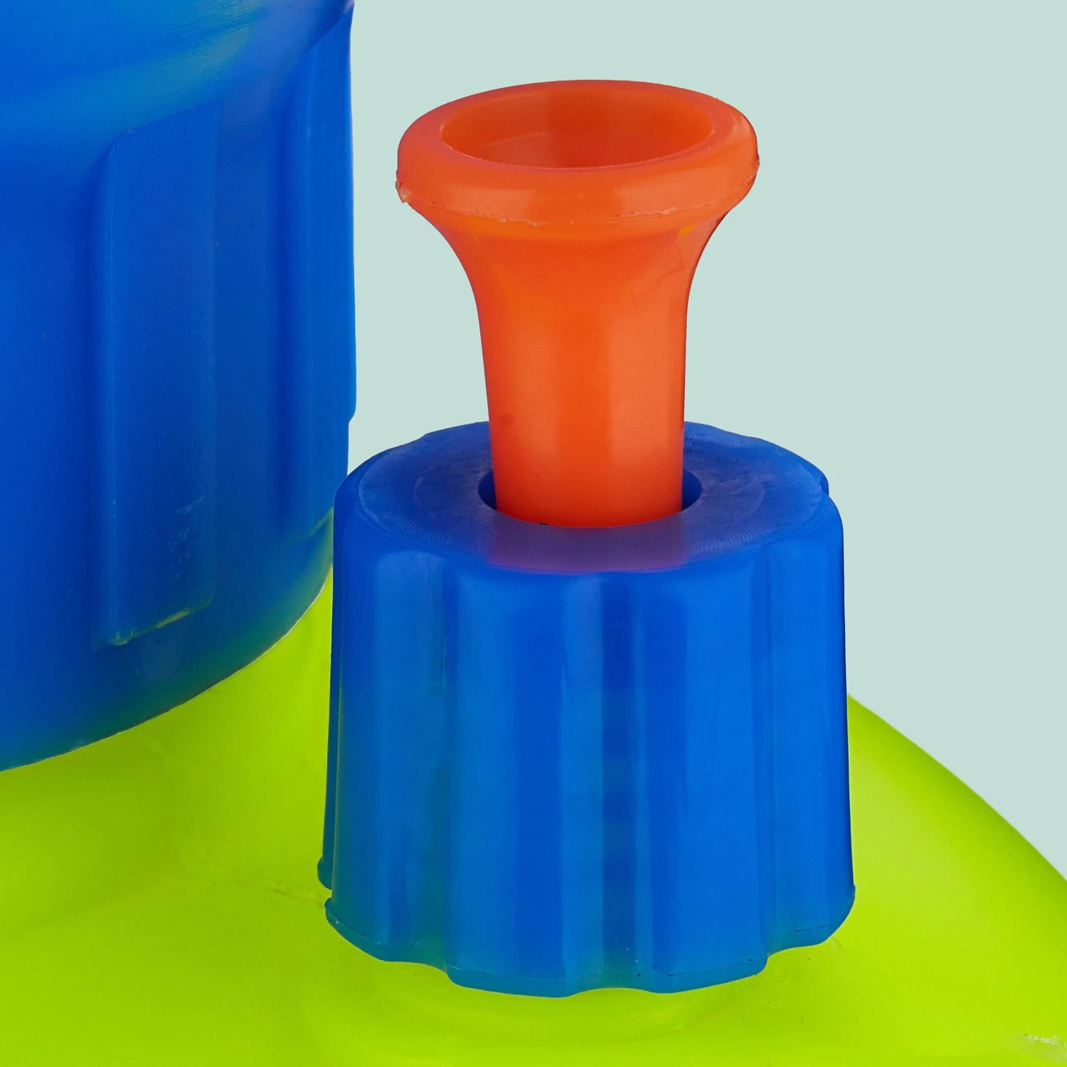 Relaxdays Drucksprüher mit Lanze Kunststoff Gelb Blau Verstellbar 5 Liter_5