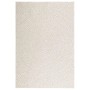 Cremefarbener Outdoor-Teppich (120x170 cm) in Jute-Optik mit rundem Design.