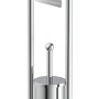 Eisl Stand WC-Set Chrom mit WC-Bürste und Toilettenpapierhalter.