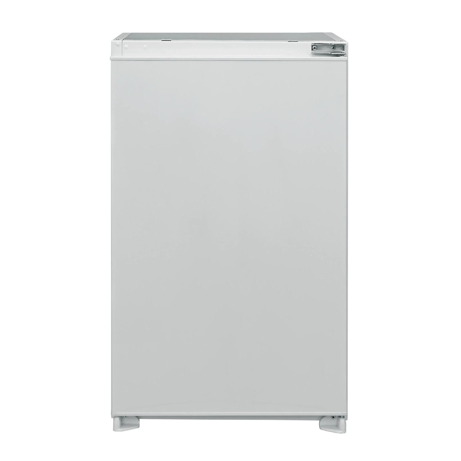 Weißer Einbau-Kühlschrank für Flex-Well Classic Küchenzeile Florida mit 4-Sterne-Gefrierfach.