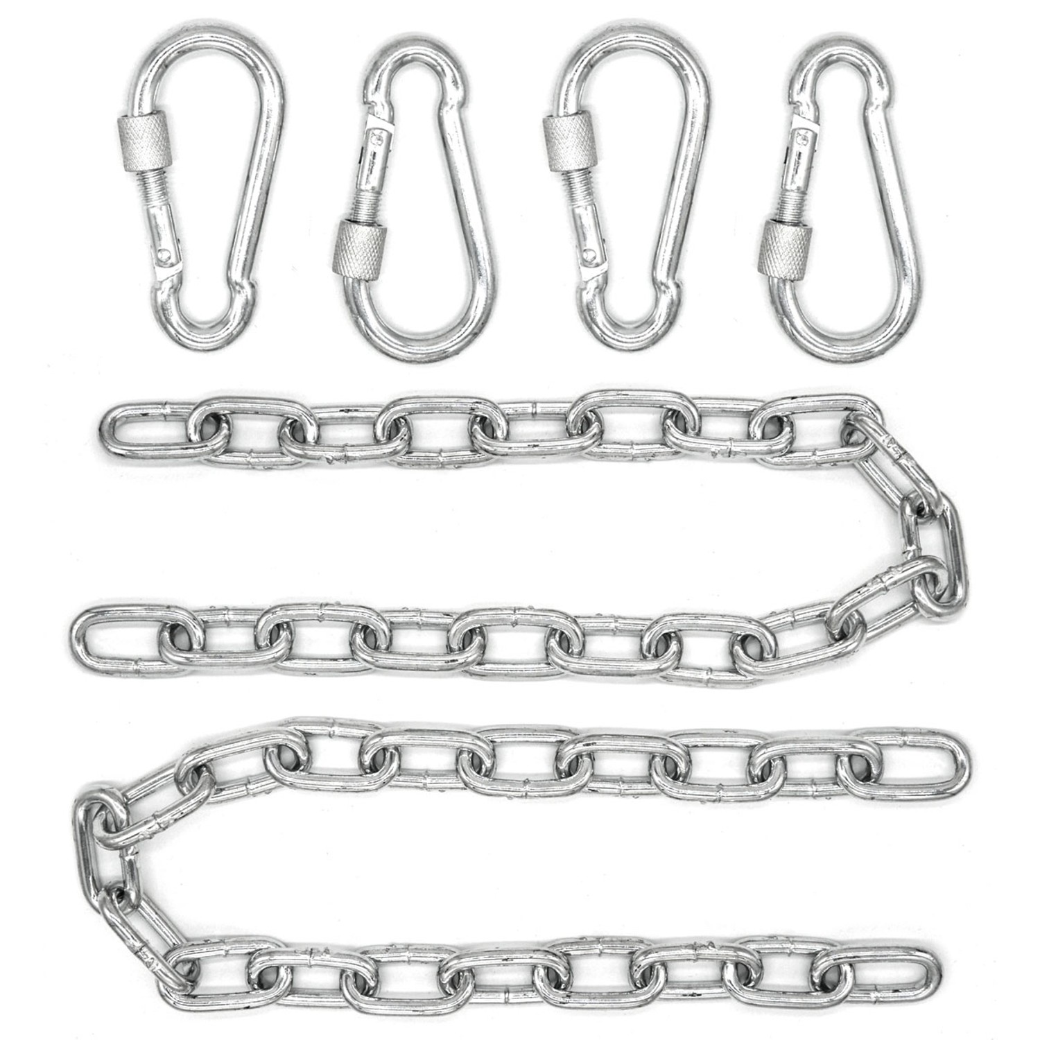 AMANKA 2er Set Hängesessel Kette 50 cm Aufhängung mit 4 Karabiner bis 230 k günstig online kaufen