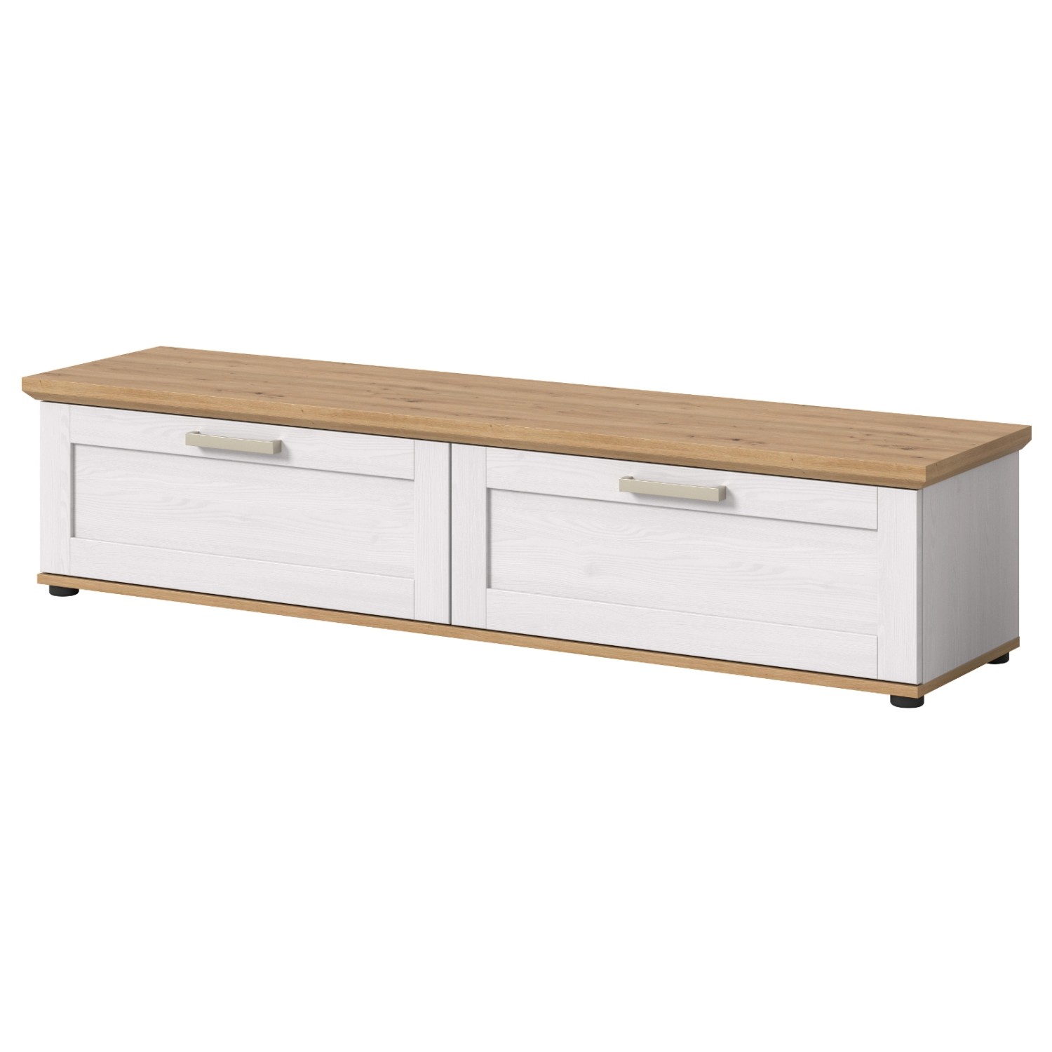 Thumbnail - Inn.Furn TV-Lowboard in Weiß Lärche Landhaus 164 cm Mirano