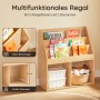 SoBuy Bücherregal Kinderregal mit 3 Ablagefächern und 2 Offenen Fächern KMB01-N_4