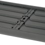 Tontarelli Klappbox Cargo 46 l Graphit mit Deckel, flach zusammengeklappt. Aufbewahrungsbox für mehr Ordnung.
