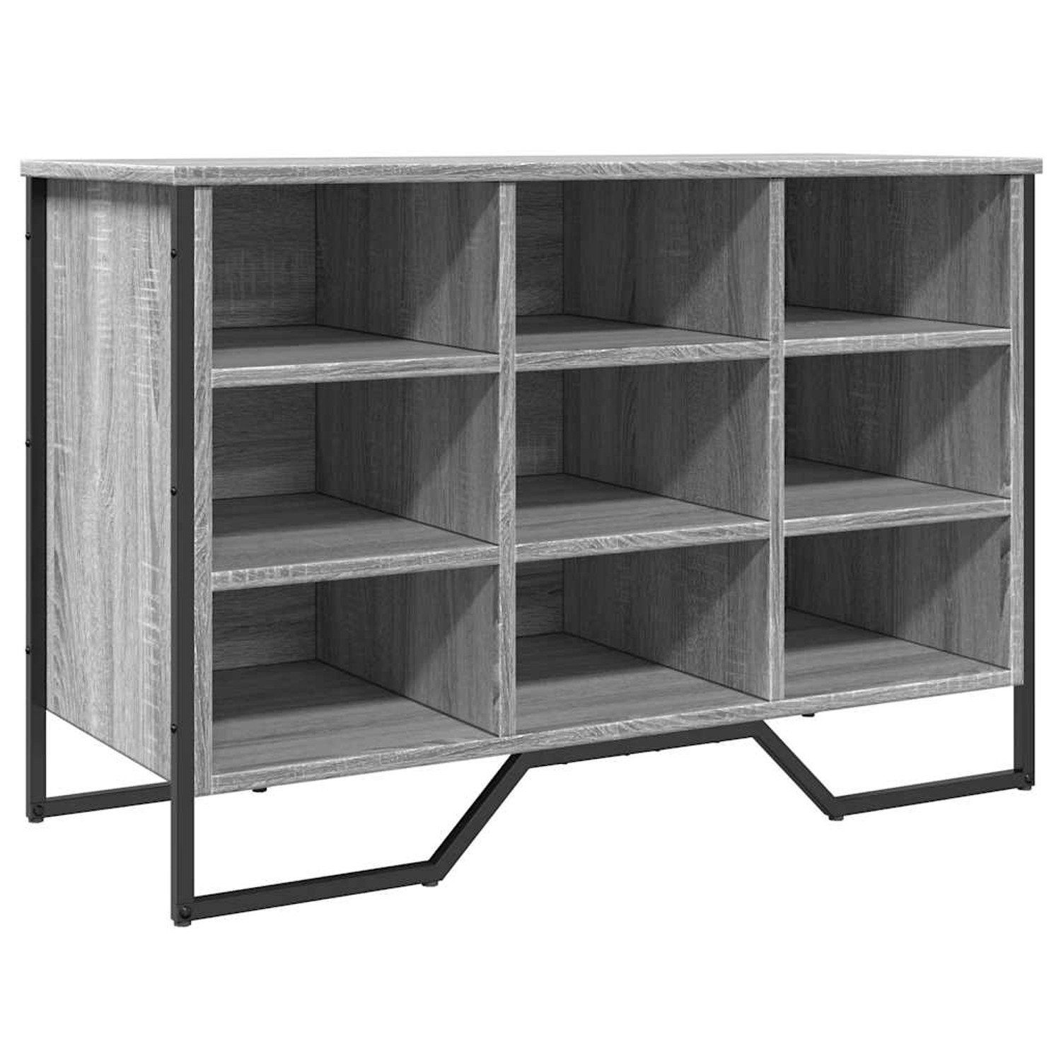 vidaXL Schuhregal Grau Sonoma 90x38x61,5 cm Holzwerkstoff 848647 günstig online kaufen