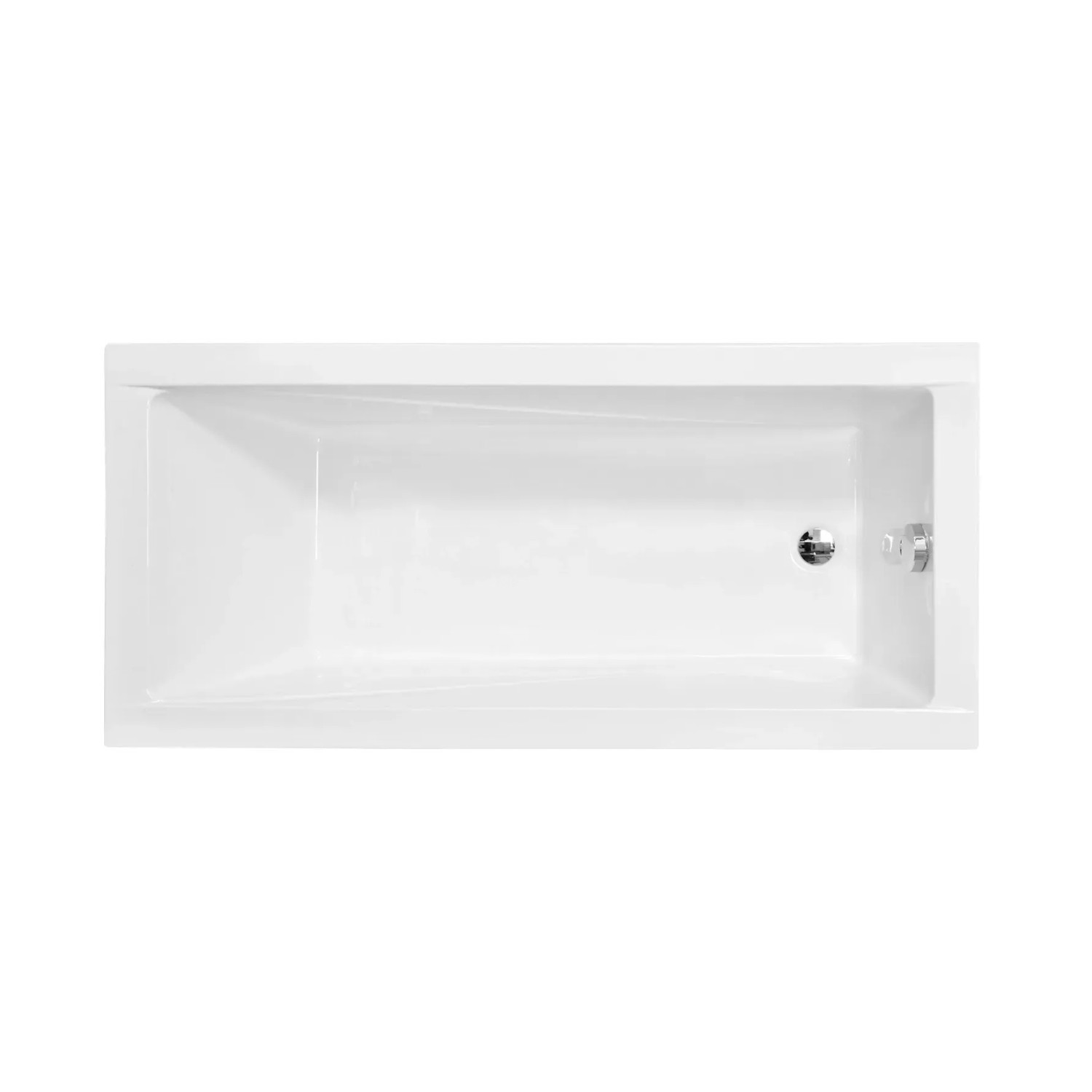 Bad Land Badewanne Rechteck MODERN SLIM 160x70 Mit Styroporverkleidung Ablauf Füße