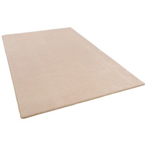 Snapstyle Hochflor Teppich Touch Natur, 100x300cm. Weicher Velours Teppich für Wohnräume.