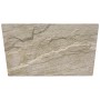 KANN Rasenkante Nativa aus Kalkstein, 35x20x4cm, in Natursteinoptik mit Schieferstruktur.