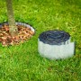 Relaxdays Rasenkante Metall Silber Flexibel 16 cm x 15 m 5,3 kg_2