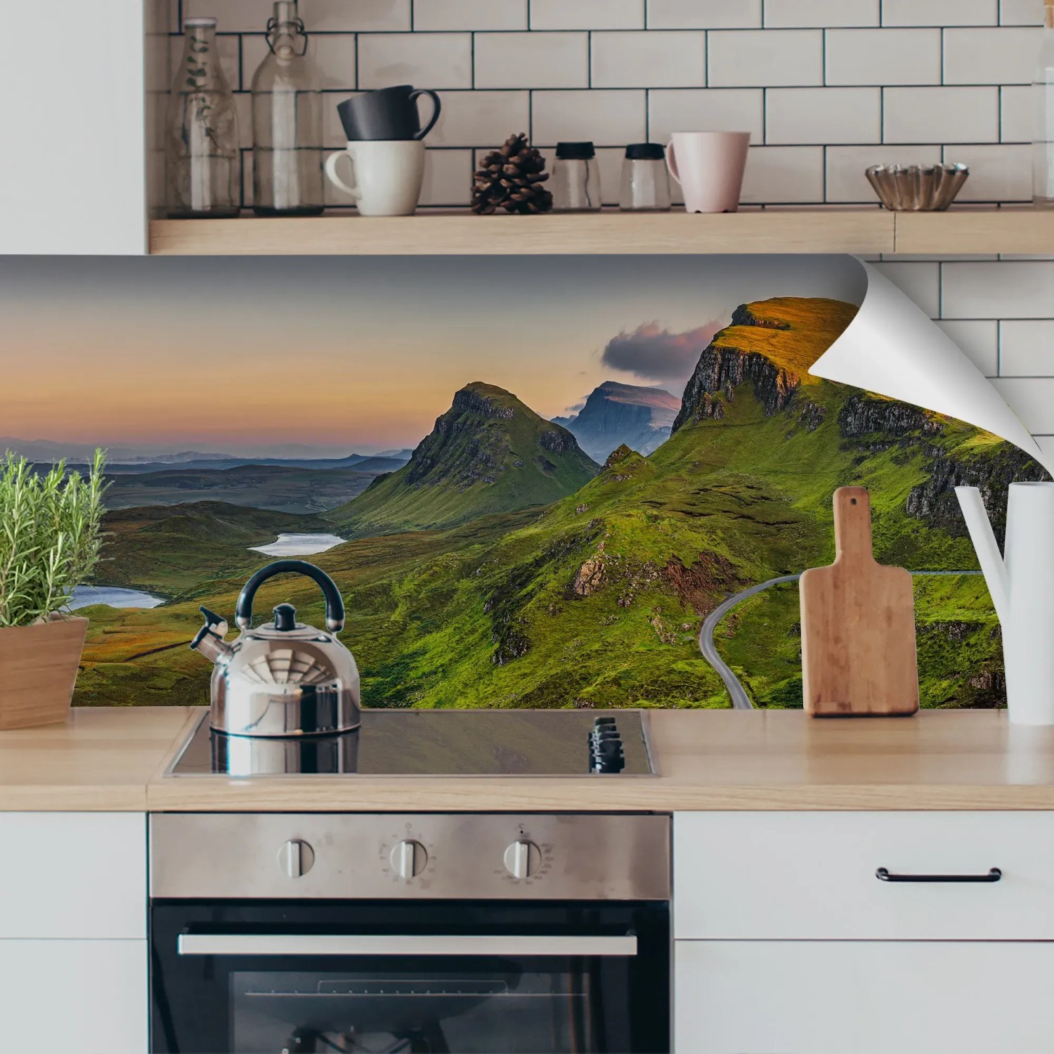mySPOTTi Spritzschutz Küche Scotland selbstklebend 220 x 60 cm kaufen bei OBI