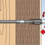 Fischer Thermax 10/140 Dübel zur wärmebrückenfreien Befestigung in gedämmter Fassade.