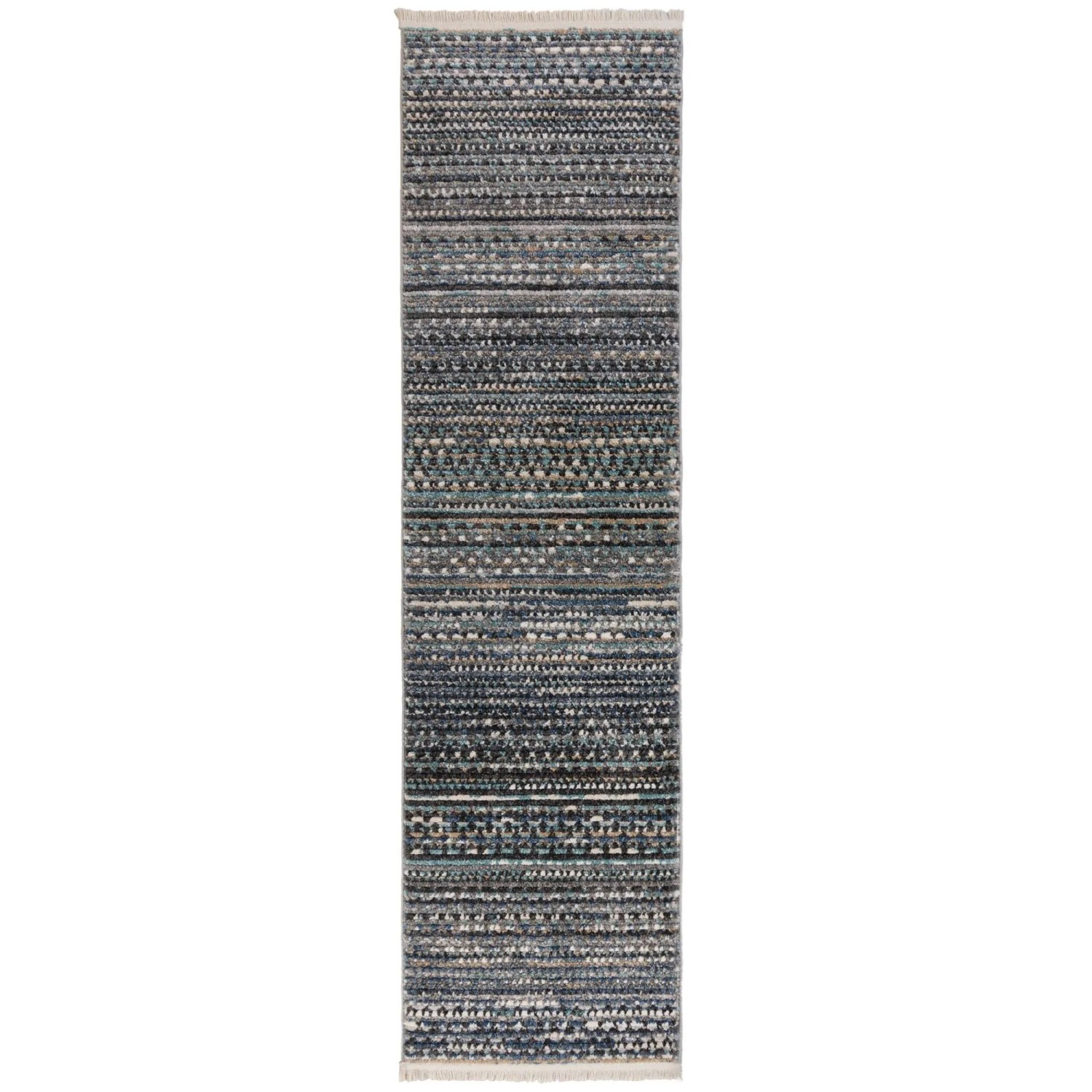 Flair Rugs Kurzflorteppich Camino 66 cm x 300 cm Blau