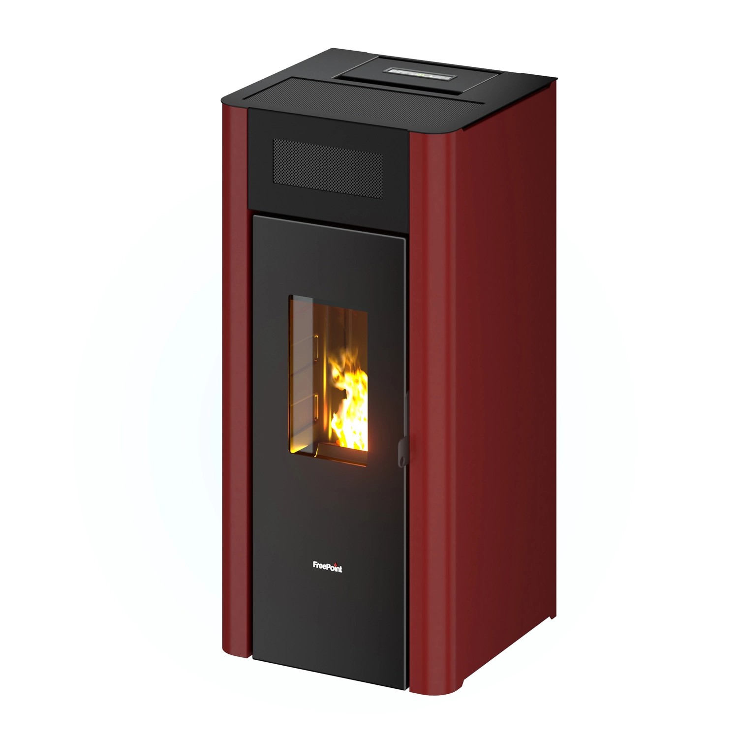 Freepoint Pelletofen Amaranto 9 Stahl Bordeaux 2,5-9,5 kW EEK: A+ günstig online kaufen