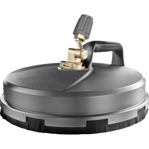 Kärcher FR Classic Flächenreiniger: Runder Reinigungsaufsatz mit Bürstenkranz und Griff.