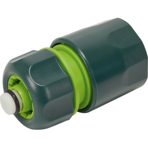 Schlauchstück mit Wasserstopp für 13 mm (1/2) Gartenschläuche, aus robustem Kunststoff.