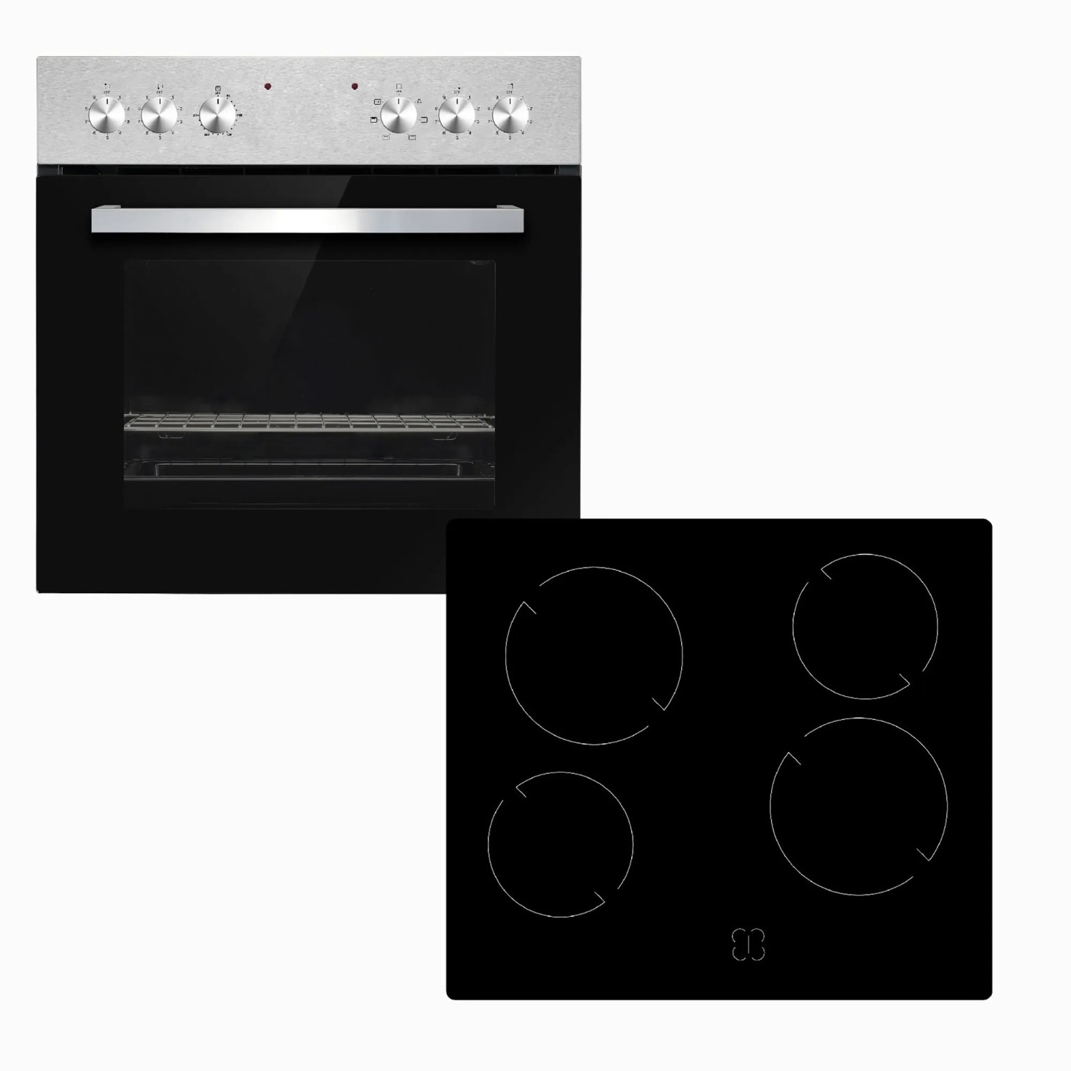 PKM Einbauherdset EHS5IX Edelstahl
