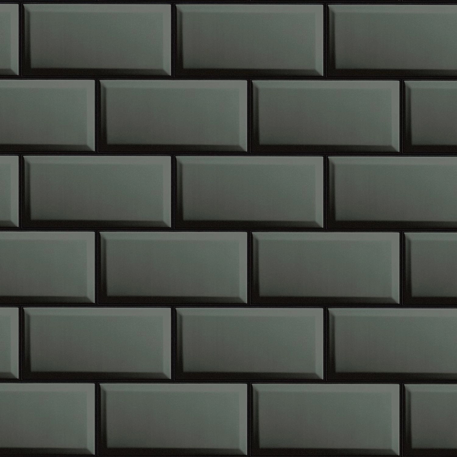 PROFHOME 383571-GU Stein Kacheln Tapete Design glänzend Anthrazit Grau 0,53 günstig online kaufen