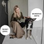 Rudelkönig Hunde Bademantel XL Grau Baumwolle Frottee_5