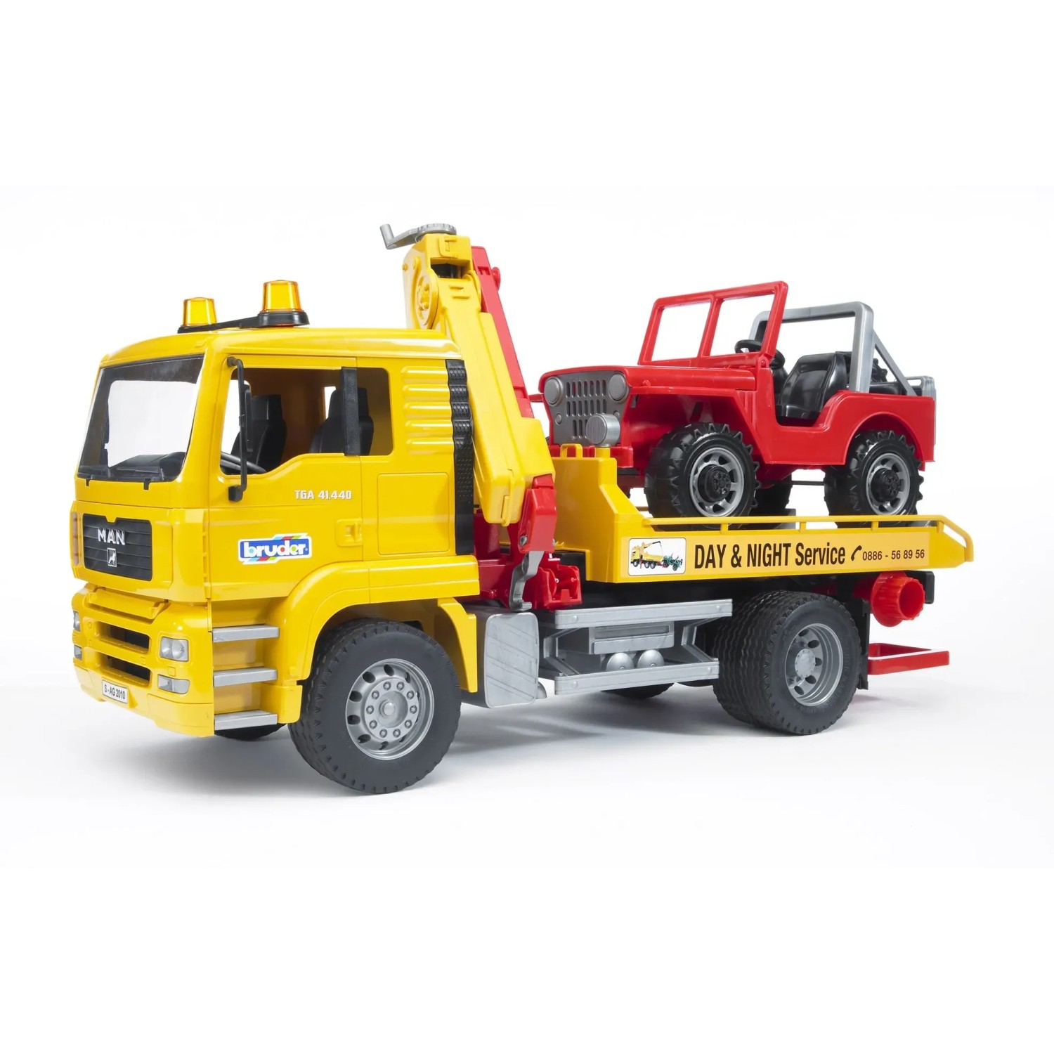 lkw spielzeug Bruder Abschlepp-LKW MAN TGA mit Geländewagen kaufen bei OBI