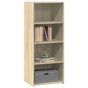 vidaXL Highboard Sonoma-Eiche 50x41x124 cm Holzwerkstoff 846399