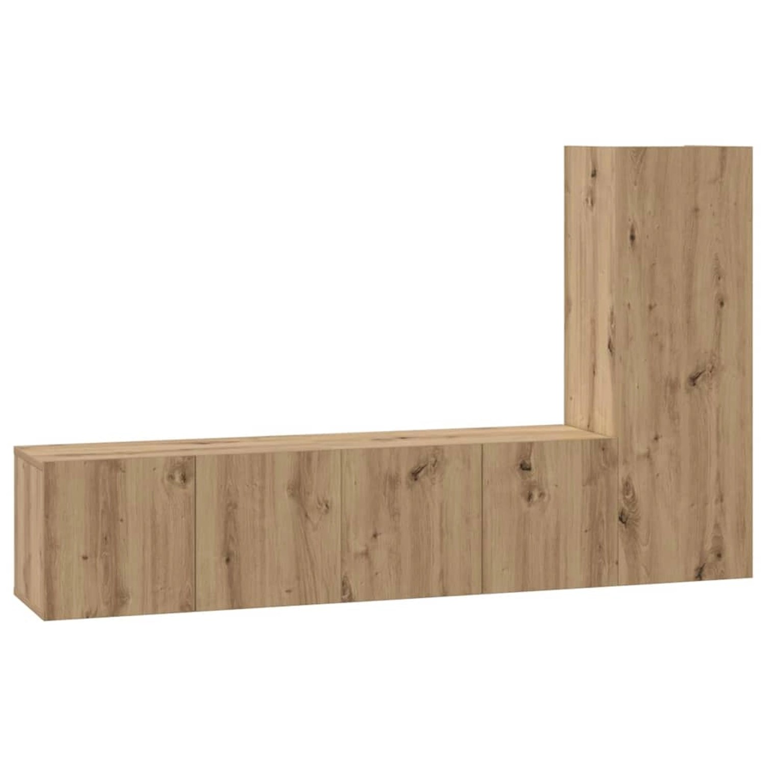 vidaXL TV-Schrank-Set Wandmontiert 3-Tlg Artisan-Eiche 60 x 30 x 30 cm 3393 günstig online kaufen